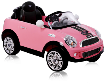 MINI COOPER S ROADSTAR 6 Volt Pink mit Fernsteuerung Elektroauto Elektro Auto Kinderauto